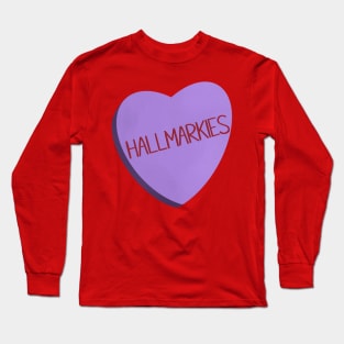 Hallmarkies Conversation Heart Long Sleeve T-Shirt